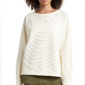Zella Anya Ottoman Pullover- ivory color- size large